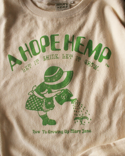 a hope hemp【ア・ホープ・ヘンプ】麻素材の靴下や無地Tシャツなどシンプルで人気